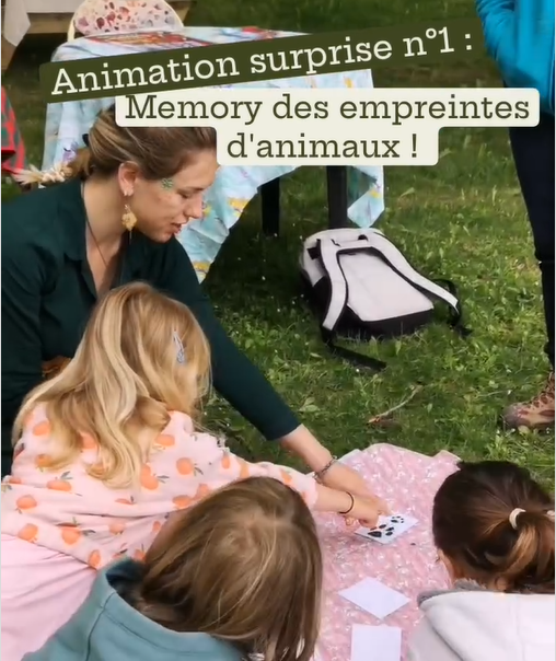 animation ludique lors de la Fête de la Nature